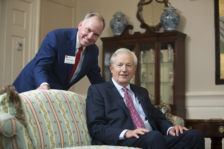 VP Brad Cheves and Tucker Bridwell