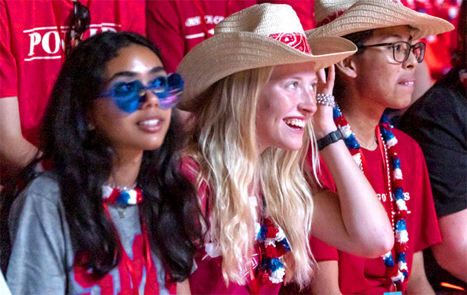 SMU students at Stampede