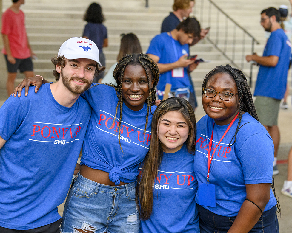 First year students participate in StampedeÃs Candlelight ceremony, Saturday, August 21, 2021 in the McFarlin Memorial Auditorium on the SMU Campus.